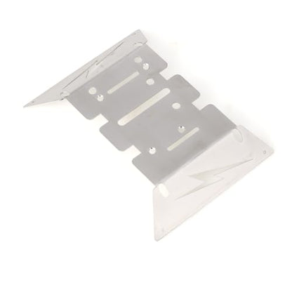 LCX Racing 1/8th RC Crawler Car Stainless Steel Skid Plate Guard Chassis Armor for RC Car Axial AXP8 Gilamon 2.2, Upgrades Parts Accessories