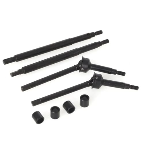 RC Car Models Parts for Traxxas for Trx4M for Racing 1/18 Rc Crawler Car Upgrade Parts Hard Steel Universal Front Rear Axle Drive Shaft Set