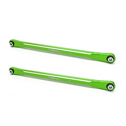 TREAL Aluminum 7075 Camber Links, Rear Suspension Links Compatible with 1/8 Sledge (Green) - color: Green