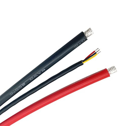 AS150U 70A Copper Plated Male/Female Plug Connector Resistance Adapter Cable for RC Racing Drone FPV Model Battery Cable Spare Part (AS150U Female Connector) - style: AS150U Female Connector