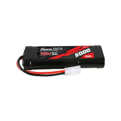 Gens ace 7.2V 5000mAh 6-Cell NiMH Battery with Tamiya Plug(4Pcs)