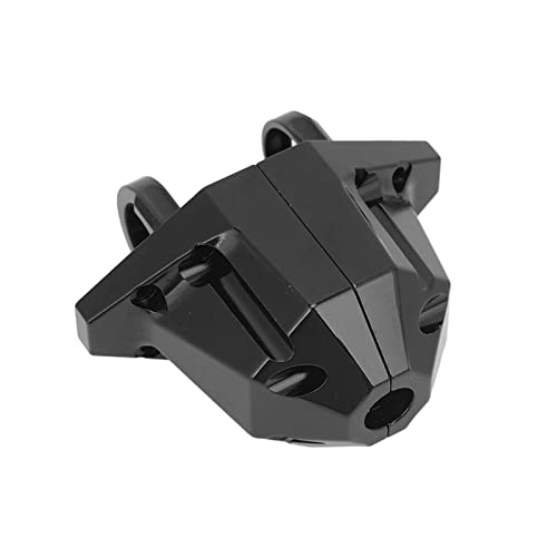 RC Rear Axle Gearbox Housing, Aluminium Alloy Strong Easy Installation RC Axle Gearbox Housing RC Exterior Gear Box Shell Cover for 1/7 UDR (Black)