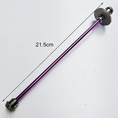 harayaa Central Drive Shaft Metal Upgrades Parts Differential Mechanism Central Axis Transmission Shaft Assembly Easy Installation for RC Car Replacement, 1:12 Shaft - color: 1:12 Shaft