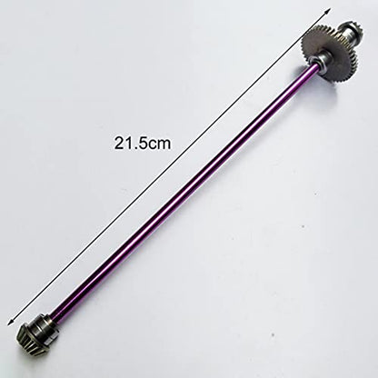 harayaa Central Drive Shaft Metal Upgrades Parts Differential Mechanism Central Axis Transmission Shaft Assembly Easy Installation for RC Car Replacement, 1:12 Shaft - color: 1:12 Shaft
