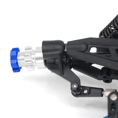 OGRC 12mm to 17mm Wheel Hex Adapter, Hex Extension for Slash Losi RC Car | Aluminum Hub, 10mm Extension, 17mm Wheel Conversion, for Traxxas Losi HPI 1/10 RC Truck Buggy, Blue - color: Blue