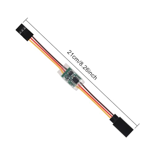 5pcs Servo Signal Reverser Rotation Inverter 3.6V - 24V Steering Gear Reverser for JR Futaba Aircraft Airplane Steering Gear and Any Servos - style: B