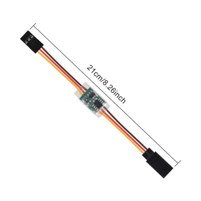 5pcs Servo Signal Reverser Rotation Inverter 3.6V - 24V Steering Gear Reverser for JR Futaba Aircraft Airplane Steering Gear and Any Servos - style: B