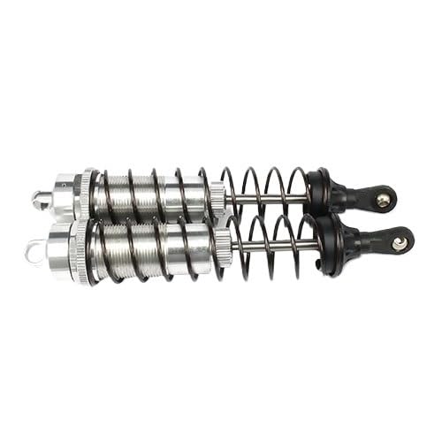 Aluminum Adjustable RC Shock Absorber Damper 140mm for Rc Car Hpi 1/8 Buggy Truck Crawler Hop Up Upgrades Parts(Silver) - color: Silver