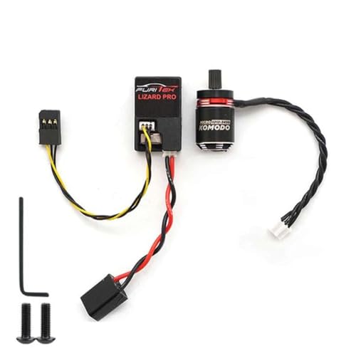 FURITEK Stinger 118 Brushless Power System for TRX4M with Futitek Lizard Pro Esc and Micro KMD 1212-3450 Brushless Motor - Remote Control Car, RC Crawler Electronics (FUR-2260)