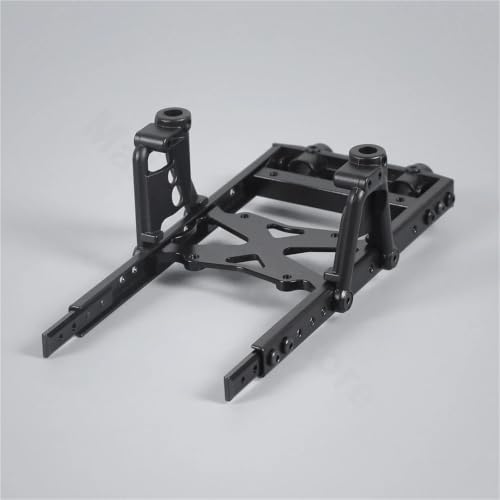 Metal 6x6 Chassis Rails Extended Kit with Shock Towers and Bumper Mount for 1/10 RC Crawler Axial SCX10 90046 90047 Upgrade Part