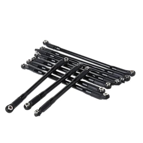 RC Models Parts For Axial For SCX10 II 90046 10Pcs/Set 1/10 RC Crawler Car Metal Link Set Plastic Rod End