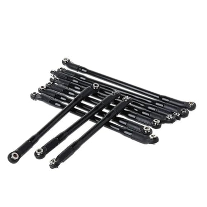 RC Models Parts For Axial For SCX10 II 90046 10Pcs/Set 1/10 RC Crawler Car Metal Link Set Plastic Rod End