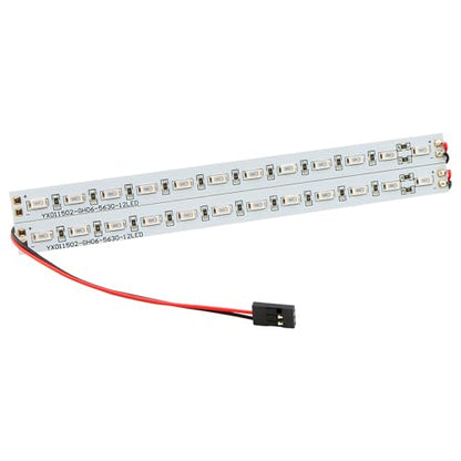 24 LEDs Chassis Light Aluminum RC LED Strip Lights Night Flash 6V Accessories Compatible with 1/10 1/8 Traxxas TRX4 TRX6 Slash Rustler Redcat 4WD RC Car Crawler Buggy (Navy) - color: Sapphire
