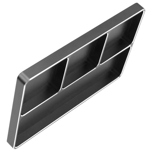 Universal Aluminum RC Screw Tray Magnet Screws Holder Plate Screw Organizer Tool Compatible with Redcat Traxxas Arrma HPI Axial Wltoys RC Car Boat Helicopters Airplane (Black) - color: Black