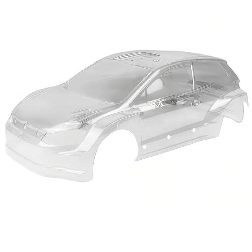 Transparent RC Car Body Shell Replacement, Clear Spare Body Housing for 1/12 Scale RC Vehicles (Compatible with P12-Style Chassis)