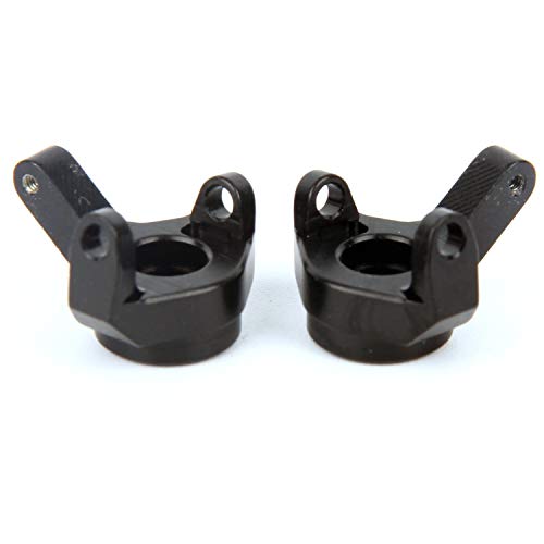 LCX Racing 1/24th RC Crawler Car CNC Machined Aluminum Steering Knuckle Set for Axial AX24 XC-1 SCX24, Upgrades Parts Accessories