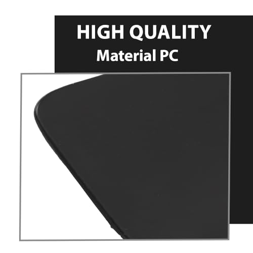LQI Front Bumper Tow Hook Eye Cover Cap Black 4F0807441F | Compatible with Audi A6 3.0L V6/4.2L V8 A/T Quattro Avant Wagon Base 2009-2010 - size: Front | Fit Audi A6 2009-2010