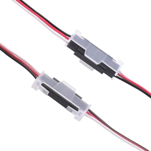 Hobbypark Servo Extension Safety Cable Connector Clips Wire Lead Lock Nylon for RC Models (20-Pack)