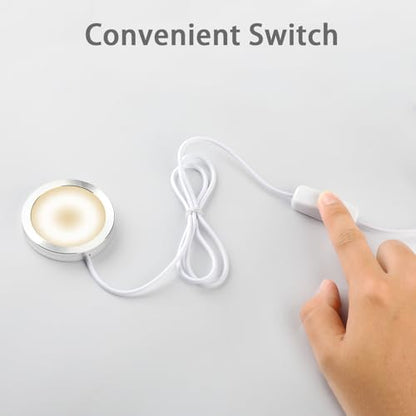 LED Lamp Kit 001, 3D Printing Model Kit, 3000K Warm Light, 10 Pack | Universal Fit 3D Printed Lamp Kit 001 Shade, Fixed 3000K White LED With Aluminum Shell, 5V Type-A USB Power Inline Switch - size: 3000K Warm Light