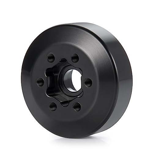 4PCS Brass Wheel Weights 1/10 Brass Wheel Hex Hub Adapter 9mm Extended Wheel Counterweight for 1.9in Beadlock Wheel Rim 1/10 Wraith 90053 90048 RBX10 Hammer Rey 4WD RC Car Upgrades