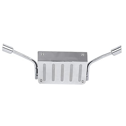 Fuel Tank Exhaust Pipe Replacement Accessory Compatible with Traxxas TRX-4 1/10 RC Car – Stainless Steel & Plastic Simulation Exhaust Pipe Kit with Screws