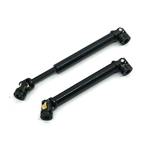2PCS Stainless Steel Centre Drive Shaft CVD Upgrade Parts for 1/10 RC Crawler Axial SCX10 RC4WD D90 Redcat Gen7 /Pro Crawler (100-138MM)