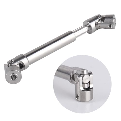 Stainless Steel Driveshaft Heavy-Duty Universal Joint Drive Shaft 82-120mm for 1/18 RC Rock Crawler Axial UTB18 Capra Unlimited Trail Buggy Upgrade Parts Replacements(Rear) - style: Rear