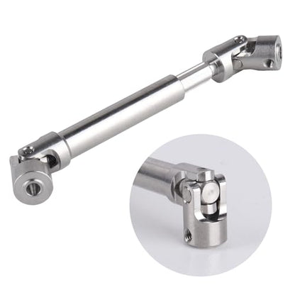 Stainless Steel Driveshaft Heavy-Duty Universal Joint Drive Shaft 82-120mm for 1/18 RC Rock Crawler Axial UTB18 Capra Unlimited Trail Buggy Upgrade Parts Replacements(Rear) - style: Rear