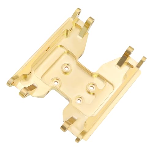 Brass Chassis Gearbox Skid Plate Transmission Mount for Axial 1/18 Axial Capra UTB18 RTR Car RC Crawler Upgrade Parts
