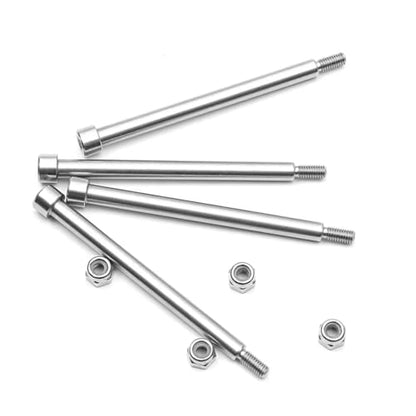 RC Car Upgrade Parts for Traxxas 1/5 rc Car Upgrades Parts Accessories 4Pcs Steel 4X56mm Threaded Hinge Pins A-arm M3 Nut 70510