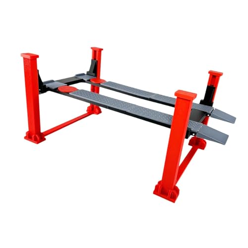 Yiju RC Car Stand RC Car Repair Work Stand RC Manual Lift Table Model Car Repair Station PP Material Suitable for Model Car Enthusiasts Garage Display Auto, Four Post - color: Four Post
