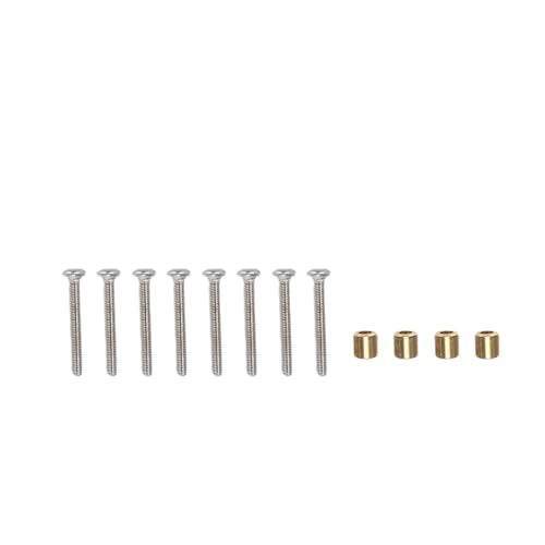 banapoy RC, 4Pcs 59mm Front Rear Threaded Oil Damper Suspension Damper, Adjustable Oil Filled Replacement with Aluminum Alloy Upgrade Parts for ASCENT 18 1/18 RC