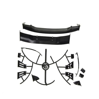 Compatible with 1/10 RC for Racing Drift Car Upgrade Parts Accessories for Universal Rear Wings Drift Road Body Spoiler Wing RC Car Part Accessories