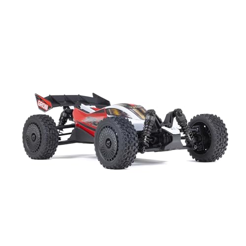ARRMA Typhon GROM 4x4 RC Buggy, RTR, Red/White ARA2106T2 | Smart Small Scale, Battery Included, Charger Included - color: Red/White