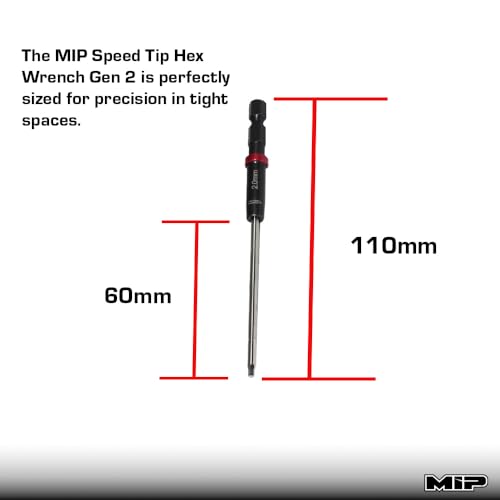MIP RC Hex Bit Set and Tool Kit 9612 (1.5mm, 2.0mm, 2.5mm) – Hex Head Allen Wrench Drill Tools and Tool Bits for Screwdrivers, Electric Screwguns, and Power Drills For RC Cars - Made in USA - size: 1.5mm / 2.0mm / 2.5mm - Hex Set