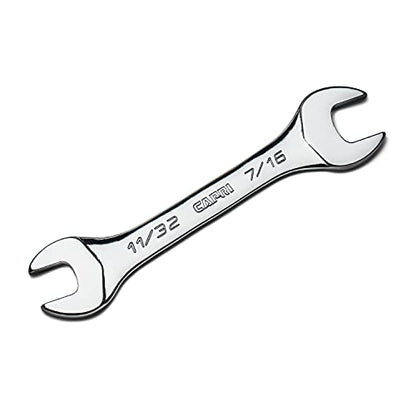 Capri Tools 11/32 in. x 7/16 in. Slim Mini Open End Wrench, SAE - size: 11/32 in x 7/16 in