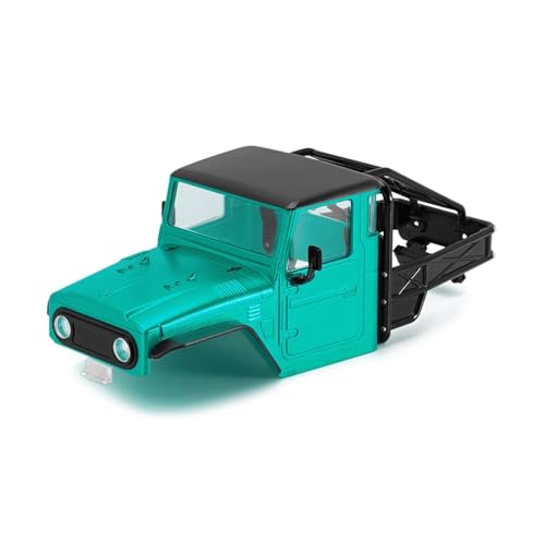 RC Spare Part Compatible with TRX4M for Defender for Bronco Hard Body Shell with Cage for 1/18 RC Crawler Car Upgrade Accessories(Green) - size: Green