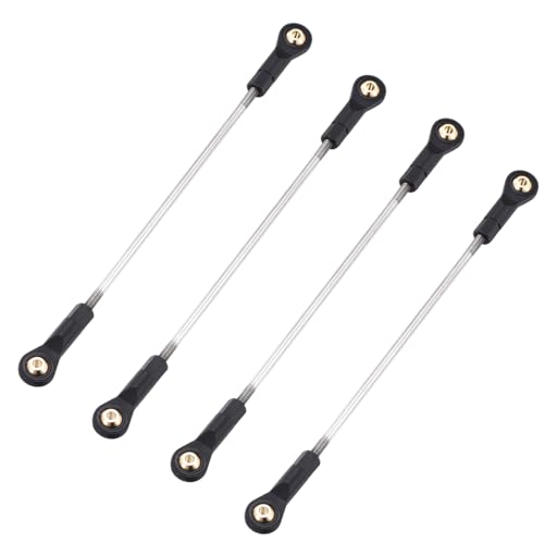 MECCANIXITY 2Pcs Adjustable Turnbuckles Camber Links, 134-144mm Turnbuckle Rod Steering Servo Linkage with M3 Ball Head Rod Ends for RC Car Replace Parts DIY - size: 134-144mm