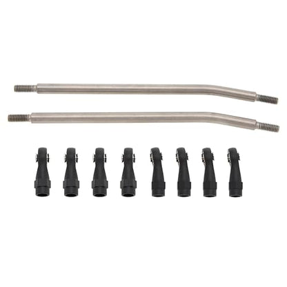 MEUS RACING 1/10 Links Titanium Chassis Links Kit for Traxxas TRX4 Axial SCX10 Tamiya CCO1 Redcat Gen8 1/10 RC Crawler (120mm)