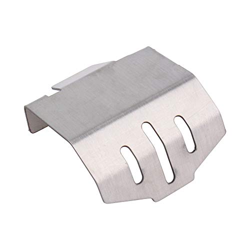 INJORA Chassis Armor Axle Protector Skid Plate for 1/10 RC Crawler TRX-4,Stainless Steel