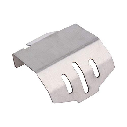 INJORA Chassis Armor Axle Protector Skid Plate for 1/10 RC Crawler TRX-4,Stainless Steel
