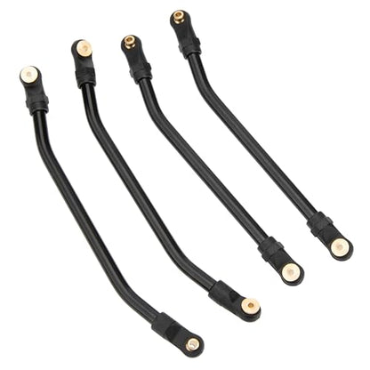 MEUS RACING SCX24 Links Double Bent Links High Clearance Chassis Links Set for Axial SCX24 Gladiator AXI00005 1/24 RC Crawler (Aluminum Alloy) - color: Aluminum Alloy