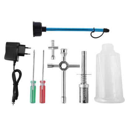 Nitro Gas Starter Kit/Glow Plug Ignitor Tool 1.2V 1800mah for HSP Trucks Buggies Drift Cars 4wd Wltoys Toy
