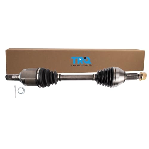 TRQ Front Driver Side CV Axle Assembly Compatible with 2015-2018 Nissan Altima V6 3.5L 2016-2021 Maxima V6 3.5L - style: CSA32514