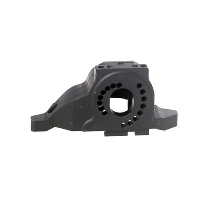 LCX 1/10th RC Crawler Car CNC Aluminum Motor Mount Upper Spur Gear Cover Transmission Housing Lower Gear Cover Set for TRX4 TRX6, Upgrades Parts Accessories (Motor Mount Set)