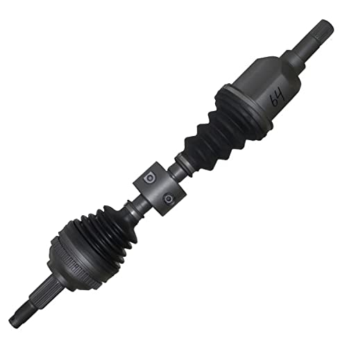 Detroit Axle - Front CV Axle for Dodge Grand Caravan | Chrysler Town & Country Plymouth Grand Voyager CV Axle Shaft Assembly Driver or Passenger Side Replacement - size: 64_AX/Single