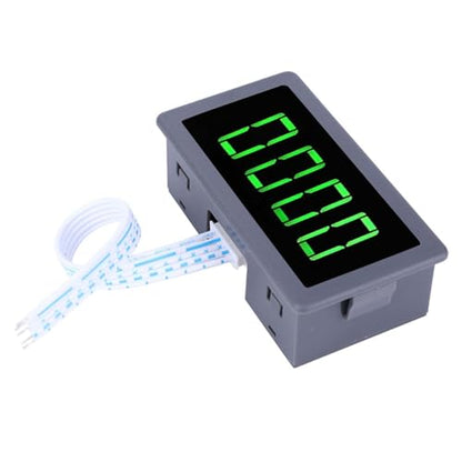 Digital Tachometer for Motor Speed Measurement, Hall Effect Sensor RPM Meter with LED Display, DC 8-24V Range 10-9000