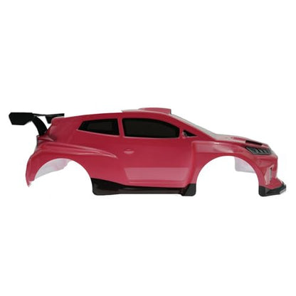 RC Car Body Shell PVC 37x16.7x11cm Replacement DIY Upgraded for SY1204 Series Quick Installation Lightweight Repair Parts, Red