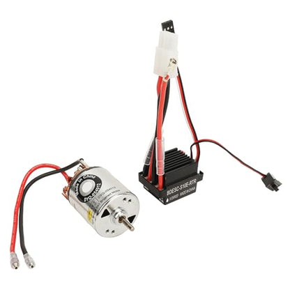 CHICIRIS 540 Brushed Motor 320A Brushed ESC Combo, with Low Noise Smooth Start for 1/10 RC Car HSP (29T) - size: 29T