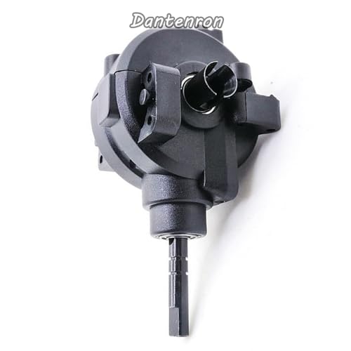 1/10 RC Car Rear Drive Diff Gear Box Assembly Set Upgraded Parts Compatible with 1:10 Car HSP Redcat Himoto Volcano EPX 94106 94107 94108 94111 94123 - color: Black